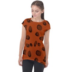 Cheetah Cap Sleeve High Low Top by bethmooreart