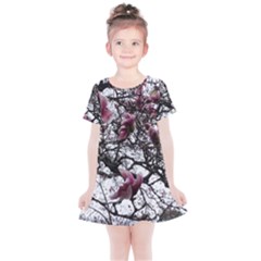 Saucer Magnolia Tree Kids  Simple Cotton Dress by okhismakingart