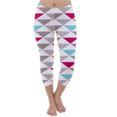 Zappwaits Triangle Capri Winter Leggings  by zappwaits