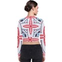 Motif Long Sleeve Zip Up Bomber Jacket View2