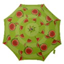 Seamless background with watermelon slices Hook Handle Umbrellas (Medium) View1