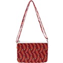 Chili pattern red Double Gusset Crossbody Bag View2