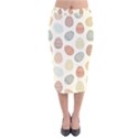 Seamless pattern colorful easter egg flat icons painted traditional style Velvet Midi Pencil Skirt View1