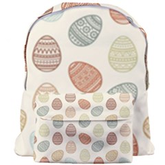 Seamless Pattern Colorful Easter Egg Flat Icons Painted Traditional Style Giant Full Print Backpack by BangZart