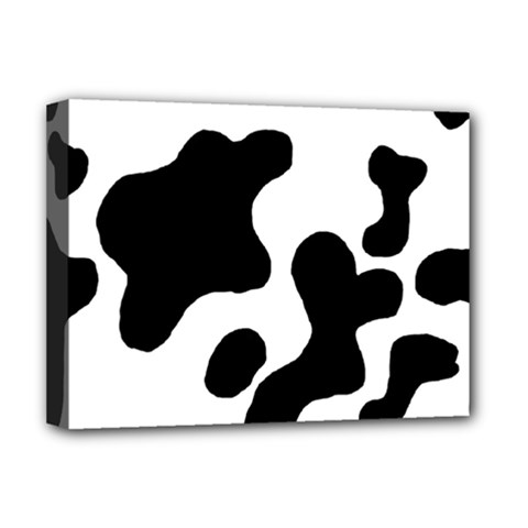 Cow Pattern Deluxe Canvas 16  X 12  (stretched)  by BangZart