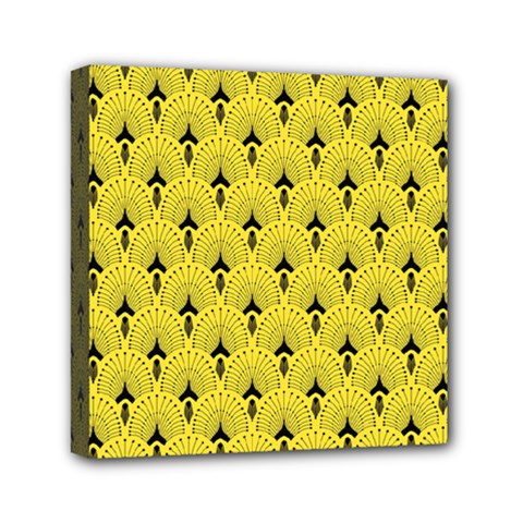 Art-decoyellow Mini Canvas 6  X 6  (stretched) by Dushan