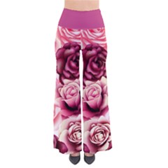 Roses Are Pink Palazzo Pants by Roshas