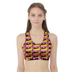 Haha - Nelson Pointing Finger At People - Funny Laugh Sports Bra With Border by DinzDas