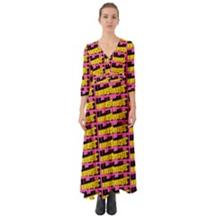 Haha - Nelson Pointing Finger At People - Funny Laugh Button Up Boho Maxi Dress by DinzDas