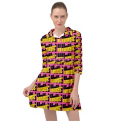 Haha - Nelson Pointing Finger At People - Funny Laugh Mini Skater Shirt Dress by DinzDas