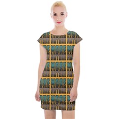 More Nature - Nature Is Important For Humans - Save Nature Cap Sleeve Bodycon Dress by DinzDas