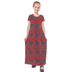 015 Mountain Bike - Mtb - Hardtail And Downhill Kids  Short Sleeve Maxi Dress by DinzDas