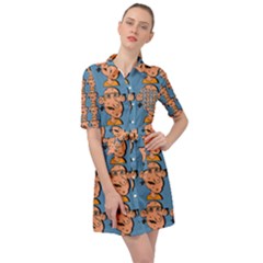 Village Dude - Hillbilly And Redneck - Trailer Park Boys Belted Shirt Dress by DinzDas