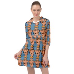 Village Dude - Hillbilly And Redneck - Trailer Park Boys Mini Skater Shirt Dress by DinzDas