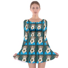 Village Dude - Hillbilly And Redneck - Trailer Park Boys Long Sleeve Skater Dress by DinzDas