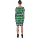 Game Over Karate And Gaming - Pixel Martial Arts Asymmetric Cut-Out Shift Dress View2