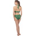 Game Over Karate And Gaming - Pixel Martial Arts Halter Side Cut Swimsuit View2