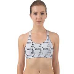 White And Nerdy - Computer Nerds And Geeks Back Web Sports Bra by DinzDas