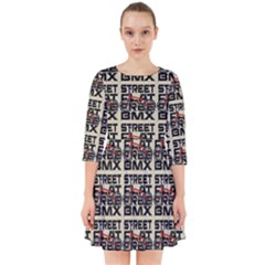 Bmx And Street Style - Urban Cycling Culture Smock Dress by DinzDas