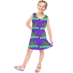 Jaw Dropping Comic Big Bang Poof Kids  Tunic Dress by DinzDas