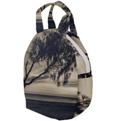 Coast Sunset Scene, Montevideo, Uruguay Travel Backpacks by dflcprintsclothing