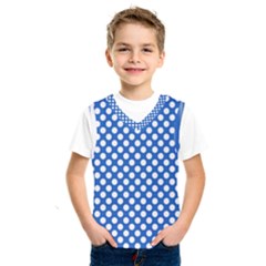 Pastel Blue, White Polka Dots Pattern, Retro, Classic Dotted Theme Kids  Sportswear by Casemiro