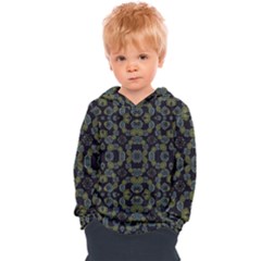 Modern Ornate Stylized Motif Print Kids  Overhead Hoodie by dflcprintsclothing