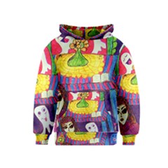 Circus Ghosts Kids  Pullover Hoodie by snowwhitegirl