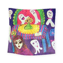 Circus Ghosts Square Tapestry (small) by snowwhitegirl