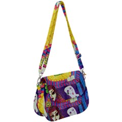 Circus Ghosts Saddle Handbag by snowwhitegirl