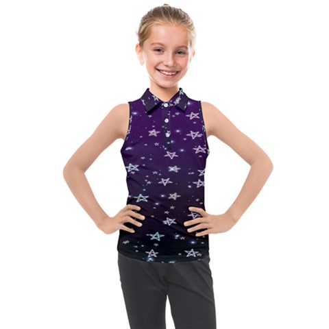 Stars Kids  Sleeveless Polo Tee by Sparkle