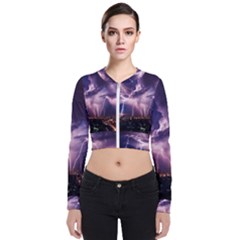 Spark Long Sleeve Zip Up Bomber Jacket by Sparkle