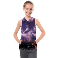 Spark Kids  Sleeveless Hoodie by Sparkle