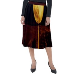 Moon Road Classic Velour Midi Skirt  by Sparkle