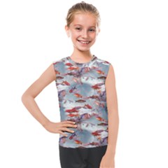 Golden Fishes Kids  Mesh Tank Top by Sparkle