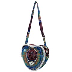 Grateful Dead Ahead Of Their Time Heart Shoulder Bag by Sapixe