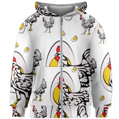 Roseanne Chicken Kids  Zipper Hoodie Without Drawstring by EvgeniaEsenina