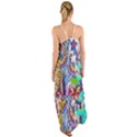 Mountain Abstract Cami Maxi Ruffle Chiffon Dress View2