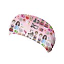 Kawaii Collage Pink Ombre Yoga Headband View1