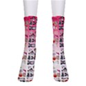 Kawaii Collage Pink Ombre Men s Crew Socks View1