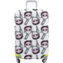 Doctor Pattern White Luggage Cover (Large) View1