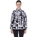 Graffiti Spray Can Characters Seamless Pattern Women s High Neck Windbreaker View1