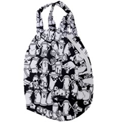 Graffiti Spray Can Characters Seamless Pattern Travel Backpacks by Amaryn4rt