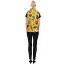 Graffiti Characters Seamless Ornament Women s Button Up Vest View2