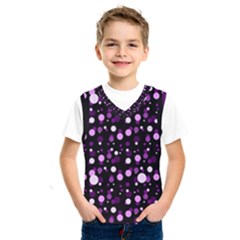 Purple, Pink Bokeh Dots, Asymmetric Polka Dot With Modern Twist Kids  Sportswear by Casemiro