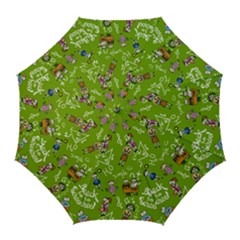 Seamless Pattern With Kids Golf Umbrellas by Amaryn4rt