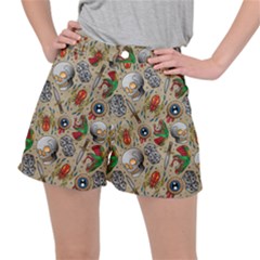 Tattoo Pattern Ripstop Shorts by Amaryn4rt