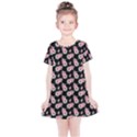 Floral Print Kids  Simple Cotton Dress View1