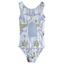 Cute-baby-animals-seamless-pattern Kids  Cut-Out Back One Piece Swimsuit View2