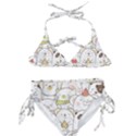 Cute-baby-animals-seamless-pattern Kids  Classic Bikini Set View1